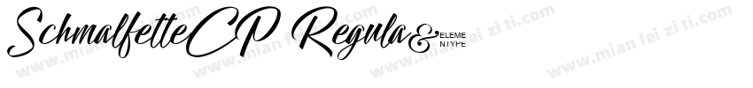 SchmalfetteCP Regula字体转换